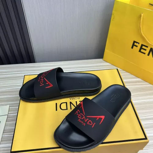 Wholesale Fendi Slippers For Men #1347478 $56.00 USD, Wholesale Quality Replica Fendi Slippers