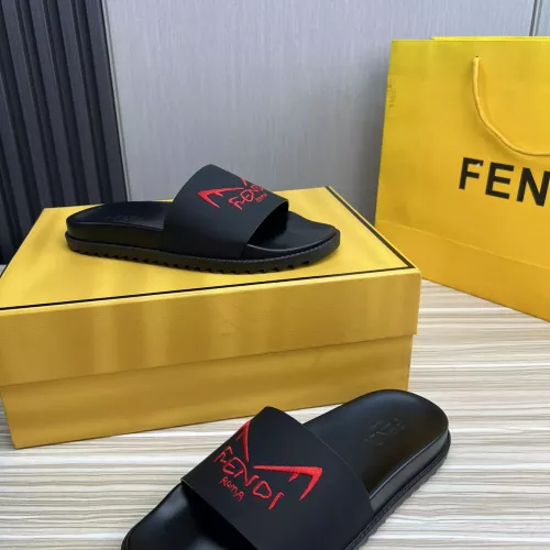 Replica Fendi Slippers For Men #1347478 $56.00 USD for Wholesale