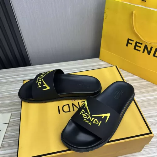 Wholesale Fendi Slippers For Men #1347479 $56.00 USD, Wholesale Quality Replica Fendi Slippers