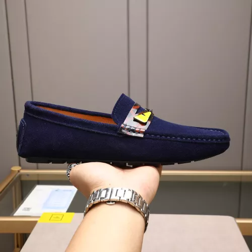 Replica Fendi Leather Shoes For Men #1347511 $80.00 USD for Wholesale