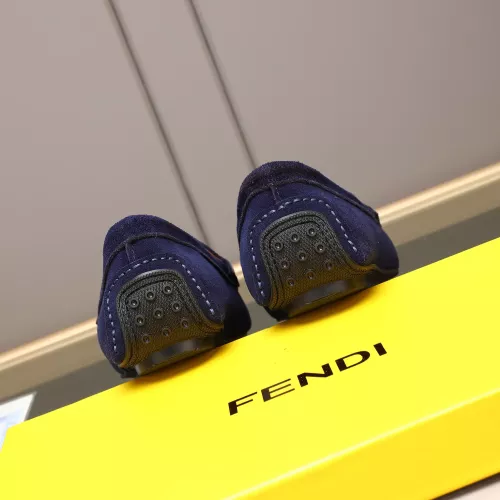 Replica Fendi Leather Shoes For Men #1347511 $80.00 USD for Wholesale