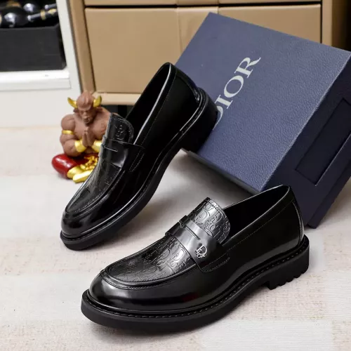 Wholesale Christian Dior Leather Shoes For Men #1347518 $98.00 USD, Wholesale Quality Replica Christian Dior Leather Shoes