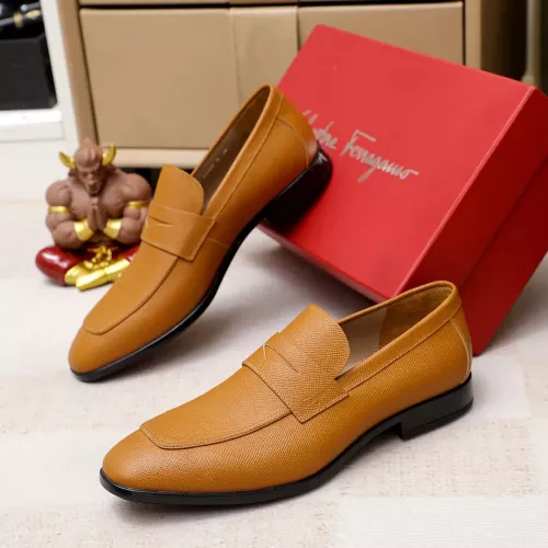 Wholesale Salvatore Ferragamo Leather Shoes For Men #1347523 $108.00 USD, Wholesale Quality Replica Salvatore Ferragamo Leather Shoes