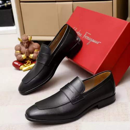 Wholesale Salvatore Ferragamo Leather Shoes For Men #1347525 $108.00 USD, Wholesale Quality Replica Salvatore Ferragamo Leather Shoes