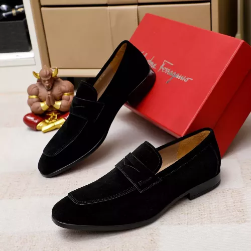 Wholesale Salvatore Ferragamo Leather Shoes For Men #1347527 $108.00 USD, Wholesale Quality Replica Salvatore Ferragamo Leather Shoes
