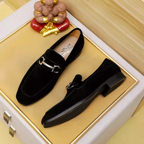 Wholesale Salvatore Ferragamo Leather Shoes For Men #1347530 $108.00 USD, Wholesale Quality Replica Salvatore Ferragamo Leather Shoes