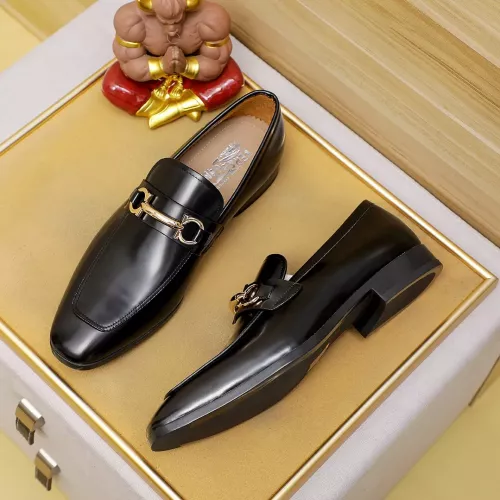Wholesale Salvatore Ferragamo Leather Shoes For Men #1347534 $108.00 USD, Wholesale Quality Replica Salvatore Ferragamo Leather Shoes