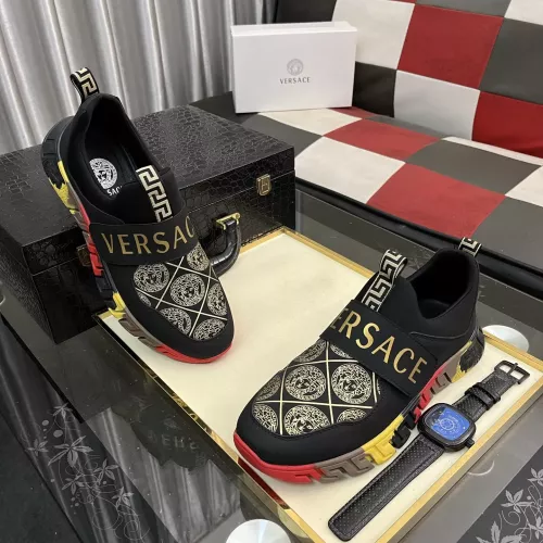 Wholesale Versace Casual Shoes For Men #1347551 $76.00 USD, Wholesale Quality Replica Versace Casual Shoes