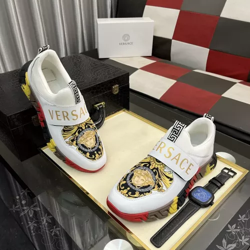 Wholesale Versace Casual Shoes For Men #1347552 $76.00 USD, Wholesale Quality Replica Versace Casual Shoes