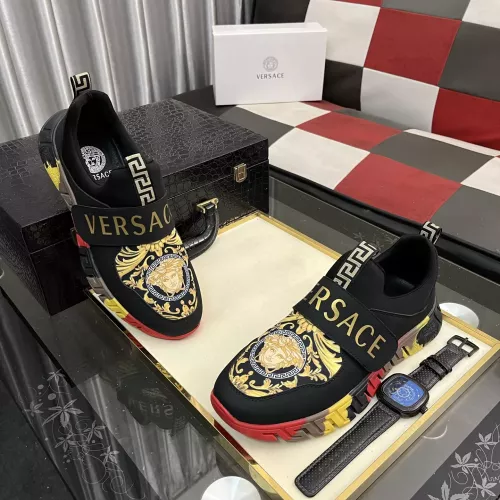 Wholesale Versace Casual Shoes For Men #1347553 $76.00 USD, Wholesale Quality Replica Versace Casual Shoes