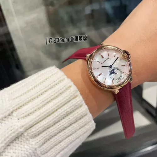 Replica Cartier AAA Quality Watches For Women #1347590 $108.00 USD for Wholesale