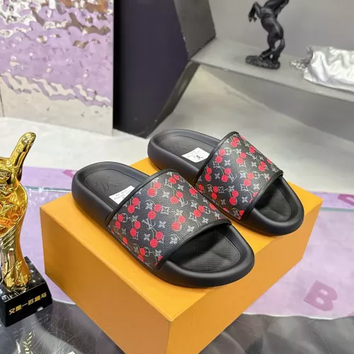 Wholesale Louis Vuitton Slippers For Men #1347714 $60.00 USD, Wholesale Quality Replica Louis Vuitton Slippers