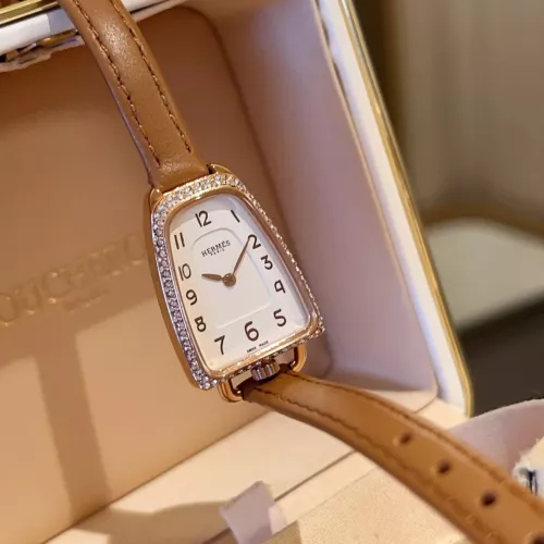 Replica Hermes AAA Quality Watches For Women #1347847 $180.00 USD for Wholesale