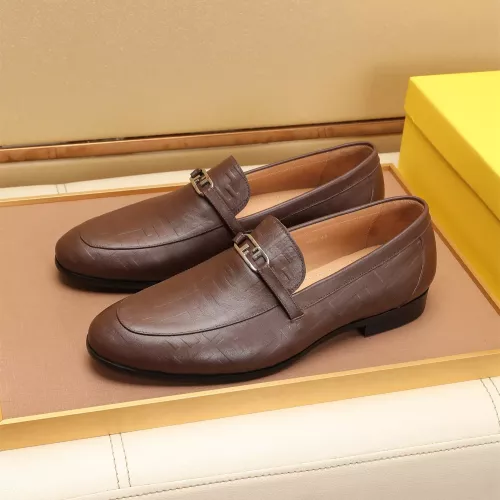 Wholesale Fendi Leather Shoes For Men #1347856 $88.00 USD, Wholesale Quality Replica Fendi Leather Shoes