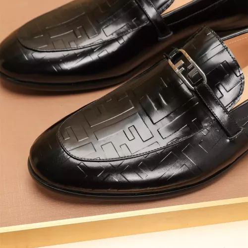 Replica Fendi Leather Shoes For Men #1347860 $88.00 USD for Wholesale