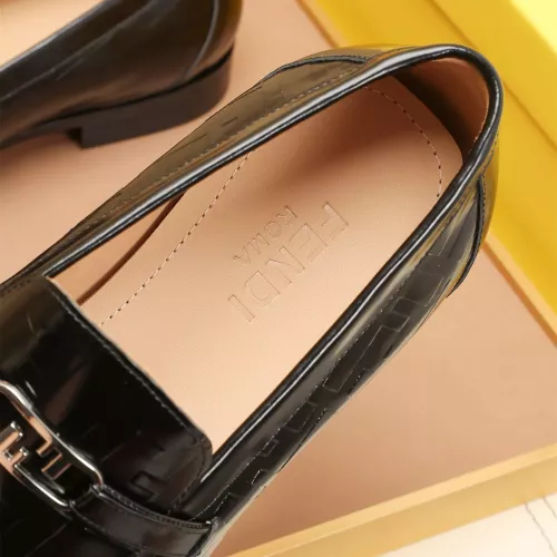 Replica Fendi Leather Shoes For Men #1347860 $88.00 USD for Wholesale
