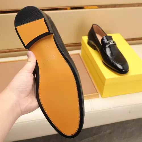 Replica Fendi Leather Shoes For Men #1347860 $88.00 USD for Wholesale