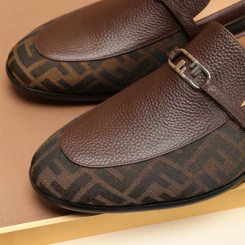 Replica Fendi Leather Shoes For Men #1347865 $88.00 USD for Wholesale