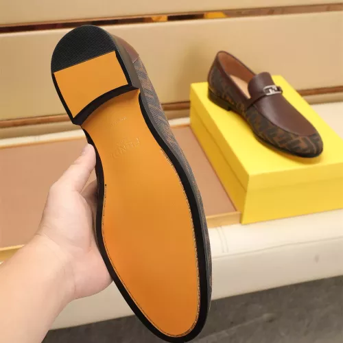Replica Fendi Leather Shoes For Men #1347865 $88.00 USD for Wholesale