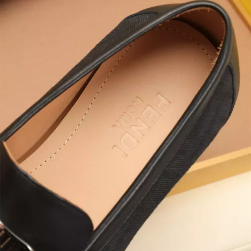 Replica Fendi Leather Shoes For Men #1347866 $88.00 USD for Wholesale