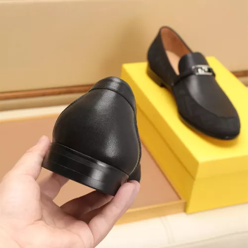 Replica Fendi Leather Shoes For Men #1347866 $88.00 USD for Wholesale