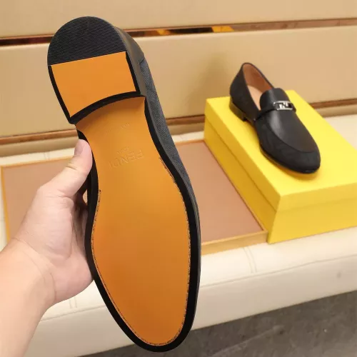 Replica Fendi Leather Shoes For Men #1347866 $88.00 USD for Wholesale