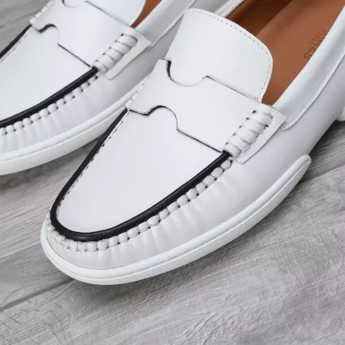 Replica Hermes Leather Shoes For Men #1347868 $96.00 USD for Wholesale