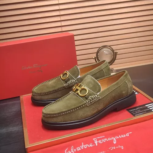 Wholesale Salvatore Ferragamo Leather Shoes For Men #1347967 $85.00 USD, Wholesale Quality Replica Salvatore Ferragamo Leather Shoes