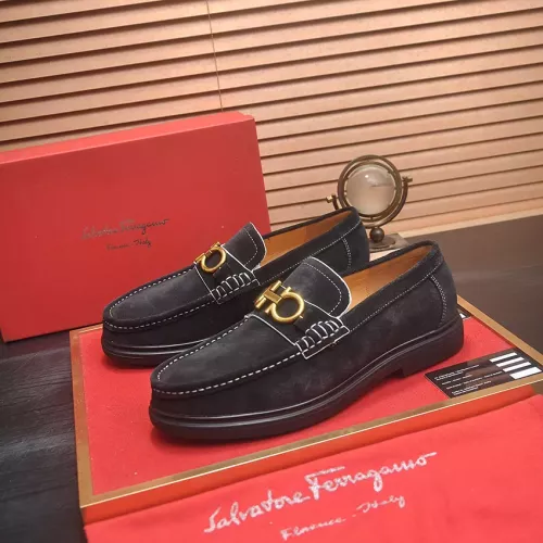 Wholesale Salvatore Ferragamo Leather Shoes For Men #1347969 $85.00 USD, Wholesale Quality Replica Salvatore Ferragamo Leather Shoes