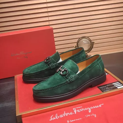 Wholesale Salvatore Ferragamo Leather Shoes For Men #1347971 $85.00 USD, Wholesale Quality Replica Salvatore Ferragamo Leather Shoes