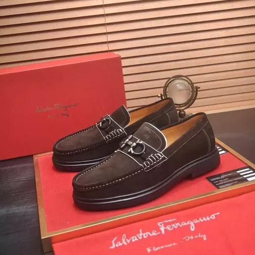 Wholesale Salvatore Ferragamo Leather Shoes For Men #1347972 $85.00 USD, Wholesale Quality Replica Salvatore Ferragamo Leather Shoes