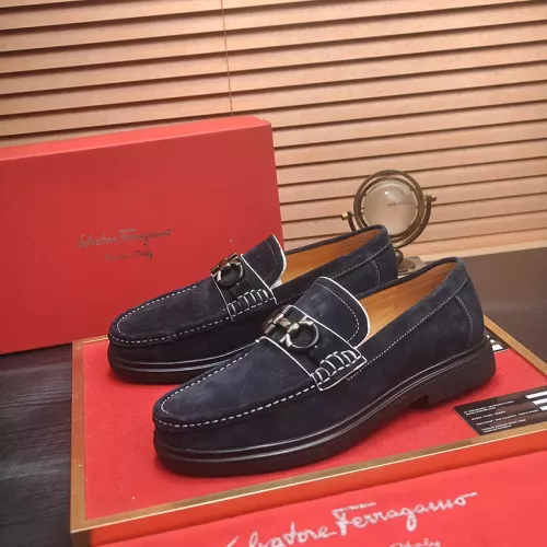 Wholesale Salvatore Ferragamo Leather Shoes For Men #1347973 $85.00 USD, Wholesale Quality Replica Salvatore Ferragamo Leather Shoes