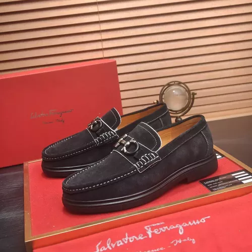 Wholesale Salvatore Ferragamo Leather Shoes For Men #1347974 $85.00 USD, Wholesale Quality Replica Salvatore Ferragamo Leather Shoes