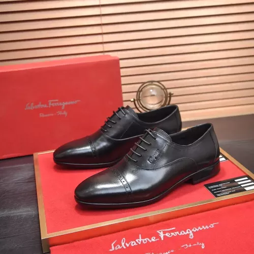 Wholesale Salvatore Ferragamo Leather Shoes For Men #1347982 $98.00 USD, Wholesale Quality Replica Salvatore Ferragamo Leather Shoes