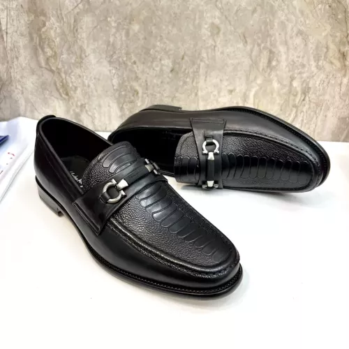 Wholesale Salvatore Ferragamo Leather Shoes For Men #1347986 $160.00 USD, Wholesale Quality Replica Salvatore Ferragamo Leather Shoes