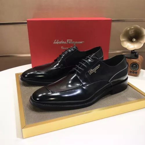 Wholesale Salvatore Ferragamo Leather Shoes For Men #1348007 $92.00 USD, Wholesale Quality Replica Salvatore Ferragamo Leather Shoes