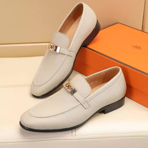 Wholesale Hermes Leather Shoes For Men #1348018 $85.00 USD, Wholesale Quality Replica Hermes Leather Shoes