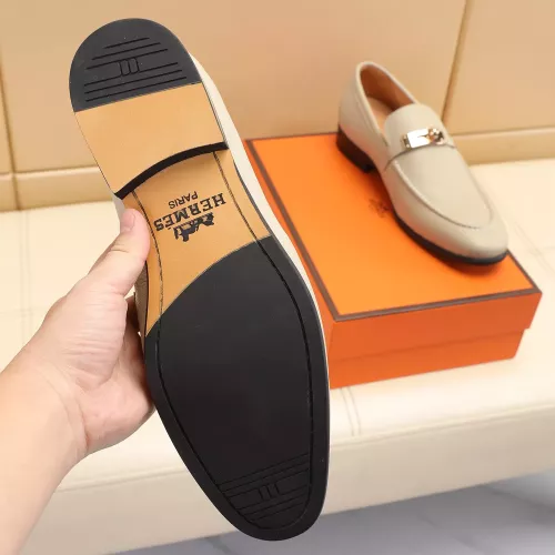 Replica Hermes Leather Shoes For Men #1348018 $85.00 USD for Wholesale