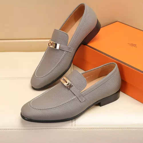 Wholesale Hermes Leather Shoes For Men #1348019 $85.00 USD, Wholesale Quality Replica Hermes Leather Shoes