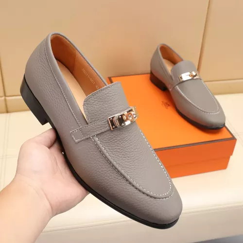 Replica Hermes Leather Shoes For Men #1348019 $85.00 USD for Wholesale