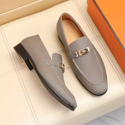 Replica Hermes Leather Shoes For Men #1348019 $85.00 USD for Wholesale