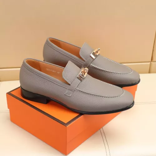 Replica Hermes Leather Shoes For Men #1348019 $85.00 USD for Wholesale