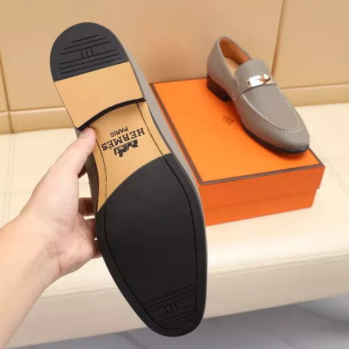 Replica Hermes Leather Shoes For Men #1348019 $85.00 USD for Wholesale