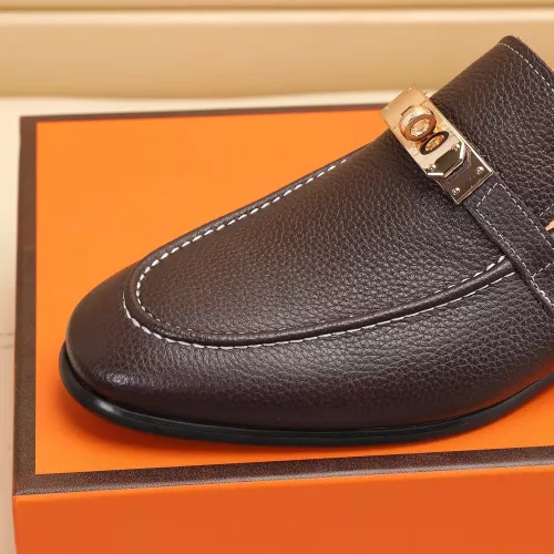 Replica Hermes Leather Shoes For Men #1348020 $85.00 USD for Wholesale