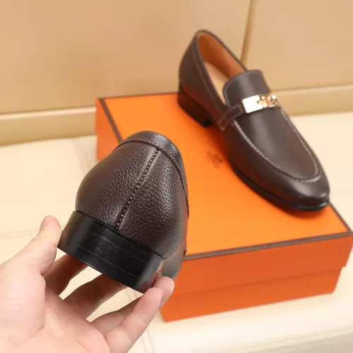 Replica Hermes Leather Shoes For Men #1348020 $85.00 USD for Wholesale