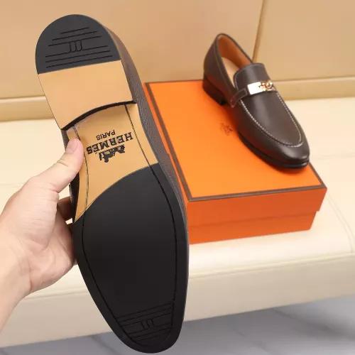 Replica Hermes Leather Shoes For Men #1348020 $85.00 USD for Wholesale