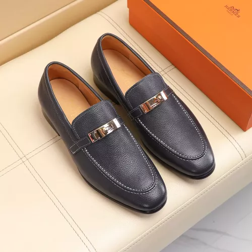 Replica Hermes Leather Shoes For Men #1348021 $85.00 USD for Wholesale
