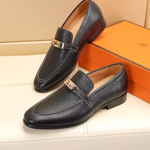 Wholesale Hermes Leather Shoes For Men #1348023 $85.00 USD, Wholesale Quality Replica Hermes Leather Shoes