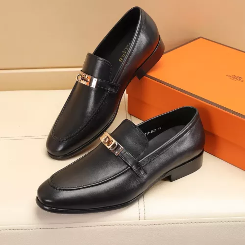 Wholesale Hermes Leather Shoes For Men #1348024 $85.00 USD, Wholesale Quality Replica Hermes Leather Shoes