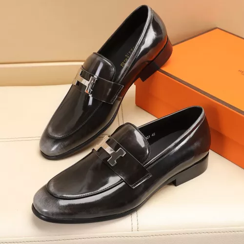 Wholesale Hermes Leather Shoes For Men #1348025 $88.00 USD, Wholesale Quality Replica Hermes Leather Shoes